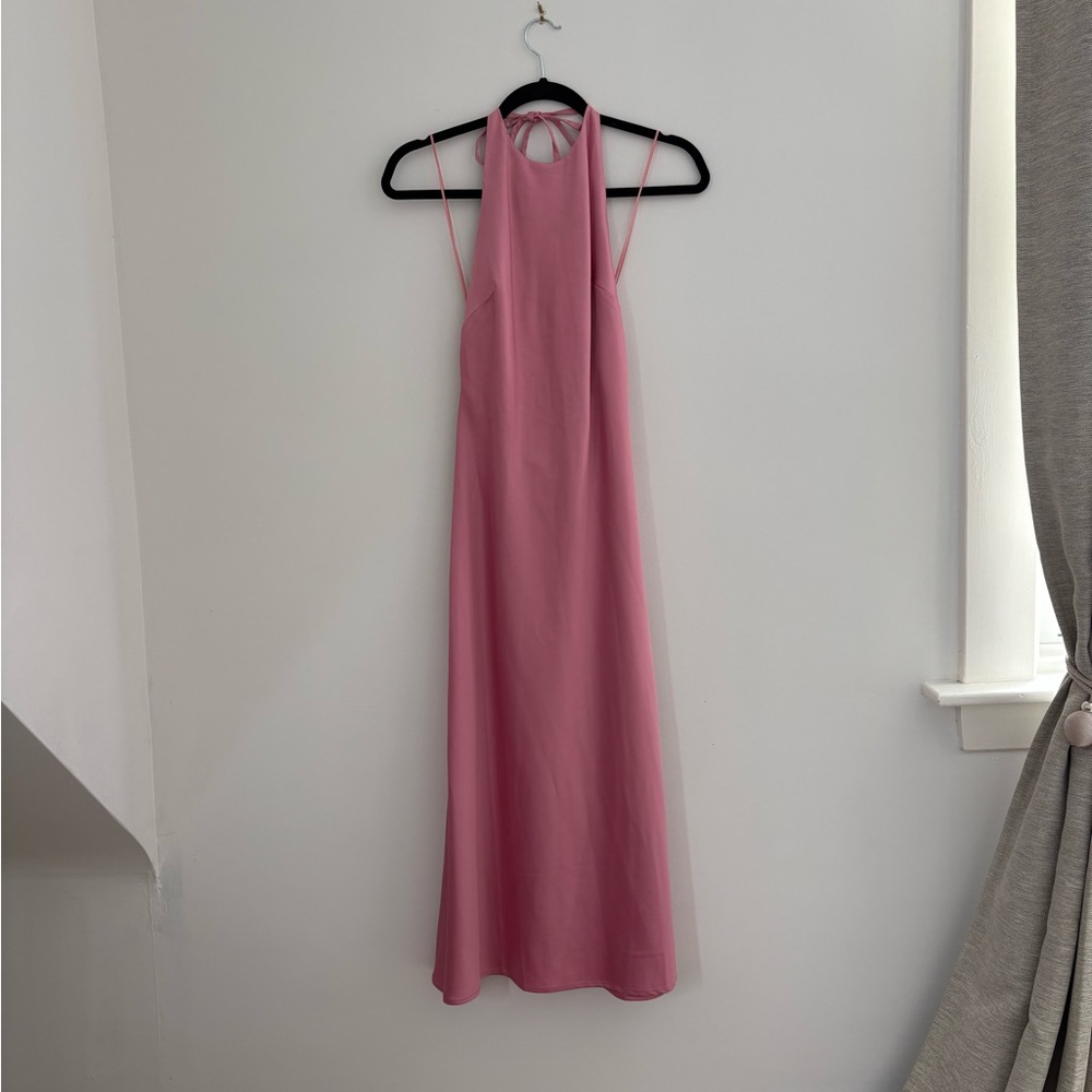 Deluc Pink Halter Dress - Size XS